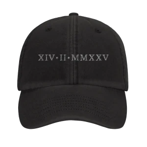 Broderad keps Romerska Siffror - Beechfield B655