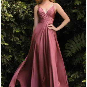 Soft Satin A-Line Sweetheart Neckline by Cinderella Divine 7485 - Special Occasion