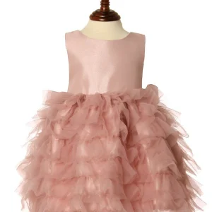 Ruffle Tulle Girl Baby Dress by Cinderella Couture USA 9118B