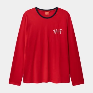 Matchtröja retro röd HIF