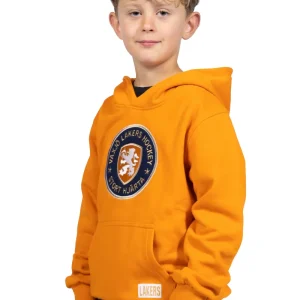 Hoodie orange logo JR