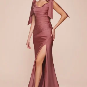 Off the Shoulder Fitted Stretch Jersey Dress by Cinderella Divine CD943 - Special Occasion