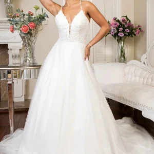 Elizabeth K - GL1905 - Embroidered Bodice Sweetheart A-Line Bridal Gown