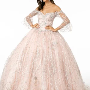 Elizabeth K - GL2911 - Sweetheart Glitter Quinceanera Dress