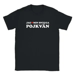 Jag Hjärta Min Snygga Pojkvän - Tshirt