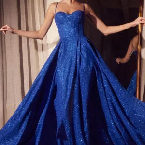 Glitter Sweetheart A-Line Gown By Amoris T706 - Women Evening Formal Gown - Special Occasion