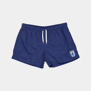Badshorts marinblå emblem